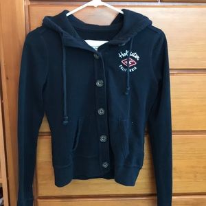 Light button-up hoodie